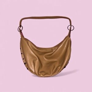 Y2K Chateau Tan Hobo Bag